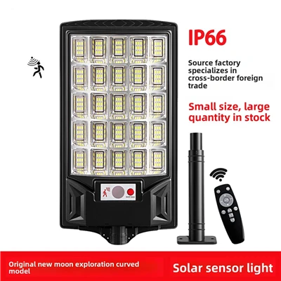 Luz de rua LED movida a energia solar 500W