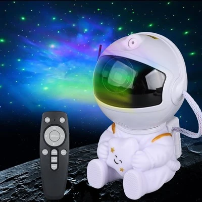 Luzes noturnas LED Astronauta Star Projetor Galaxy Light