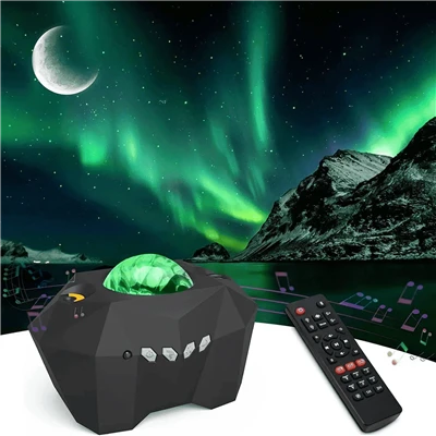 Aurora Aurora Projecto da aurora boreal da galáxia da noite com controle remoto do orador de Bluetooth