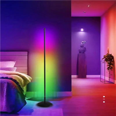 Candeeiro de pé inteligente LED RGBIC para sala de estar