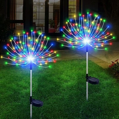 Luzes solares de jardim ao ar livre à prova d'água