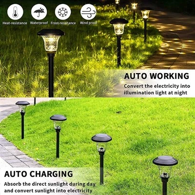Luzes de energia solar para jardim