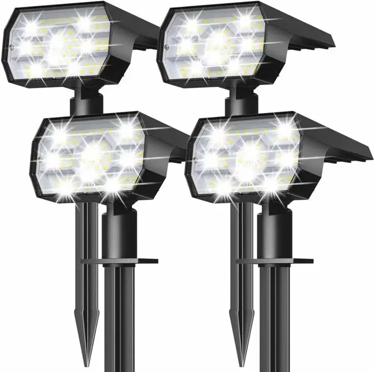 IP68 à prova d'água 56 luzes solares LED externas